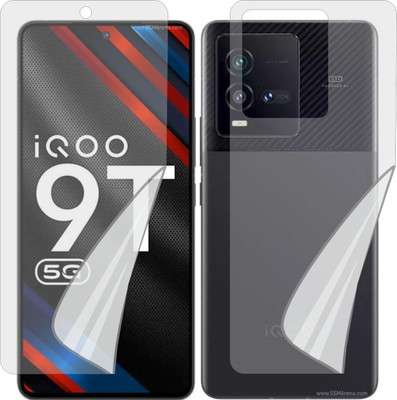 Fasheen Front and Back Screen Guard for VIVO IQOO 9T 5G (Edge To Edge TPU Full Coverage)(Pack of 1)