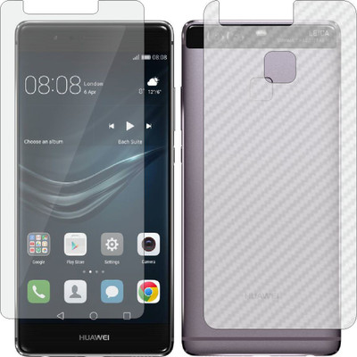 ZINGTEL Front and Back Screen Guard for HUAWEI HONOR P9 (Front Matte Finish & Back 3d Carbon Fiber)(Pack of 2)