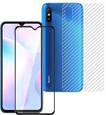 eZell Front and Back Screen Guard for Redmi 9A(Pack of 2)