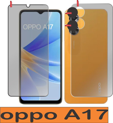 chakoor Front and Back Screen Guard for OPPO A17(Pack of 2)