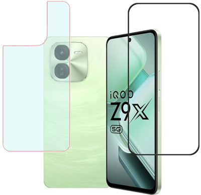 KARTRAY Front and Back Screen Guard for iQOO Z9x 5G(Pack of 2)