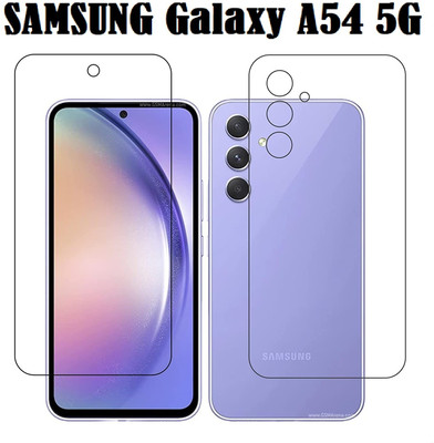 LIKEDESIGN Front and Back Screen Guard for Samsung Galaxy A54 5G(Pack of 1)