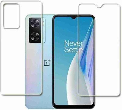 Guardor Front and Back Screen Guard for 3in1 Camera Lens Nano Glass + Anti Scratch Front & Back Guard Screen Protector for OnePlus Nord N20 SE 5g - |Front&Back + Camera Guard|9H Screen Guard.(Pack of 2)