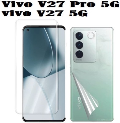 ASVALBUY Front and Back Screen Guard for vivo V27 Pro 5G(Pack of 1)