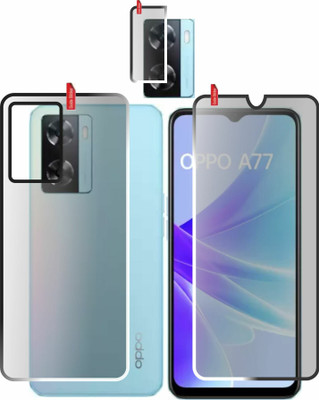 chakoor Front and Back Screen Guard for OPPO A77,Oppo A77S(Pack of 3)
