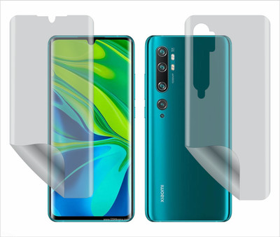 TELTREK Front and Back Screen Guard for Xiaomi Mi Note 10 (Edge to Edge Full Screen Protector)(Pack of 1)