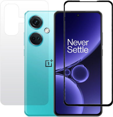 KMPERED Front and Back Tempered Glass for Oneplus Nord CE 3(Pack of 2)