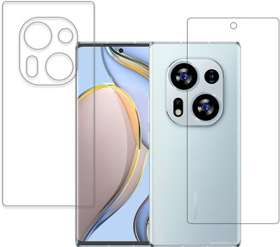 DVTECH Front and Back Screen Guard for TPU Tecno Phantom X2(Pack of 1)