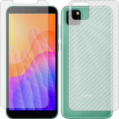 Mobling Front and Back Tempered Glass for HUAWEI HONOR Y5P(Pack of 2)