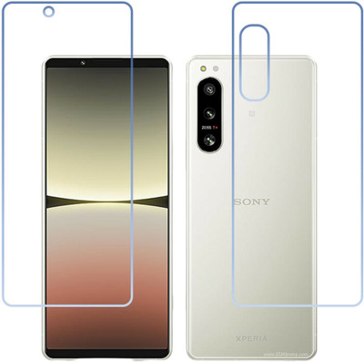 DVTECH Front and Back Screen Guard for 9H Crystal Clear Front And TPU BackSony Xperia 5 IV(Pack of 1)