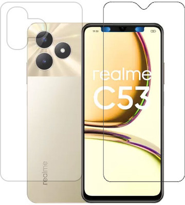 HOBBYTRONICS Front and Back Screen Guard for realme C53, Realme C53(Pack of 1)