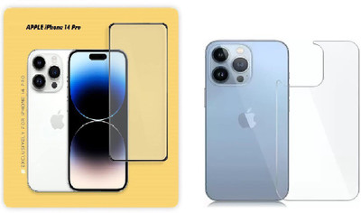 Chronic Front and Back Screen Guard for APPLE iPhone 14 Pro(Pack of 2)