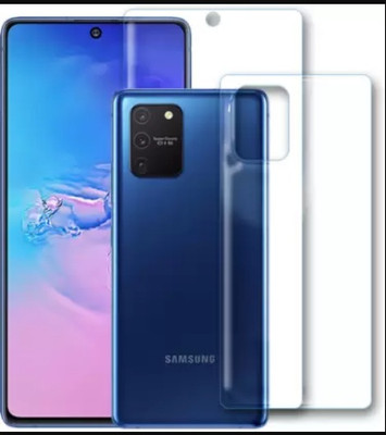 LIGHTWINGS Front and Back Screen Guard for Front and Back Samsung Galaxy S10 Lite (P- 2)(Pack of 2)