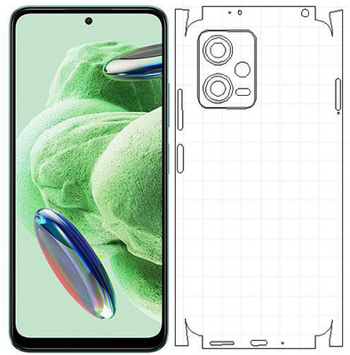 SR ENTERPRISE Front and Back Screen Guard for Xiaomi Redmi Note 12 5G(Pack of 1)
