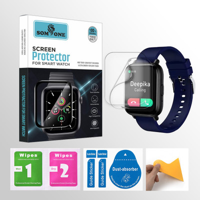 SOMTONE Front and Back Screen Guard for GIONEE Ufit 6 Smartwatch 2 PROTECTOR + 2 WIPES + 2 DUST REMOVAL STICKER + 1 WIPER(Pack of 2) SOMTONE Front and Back Screen Guard for GIONEE Ufit 6 Smartwatch 2 PROTECTOR + 2 WIPES + 2 DUST REMOVAL STICKER + 1 WIPER(Pack of 2)