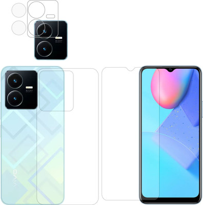 Ten To 11 Front and Back Screen Guard for ViVO Y22(Pack of 3)