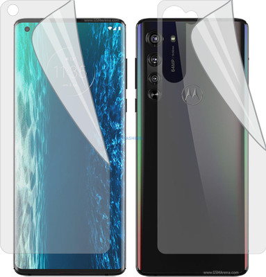 Fasheen Front and Back Screen Guard for MOTOROLA MOTO EDGE (Edge To Edge TPU, Full Coverage)(Pack of 1)