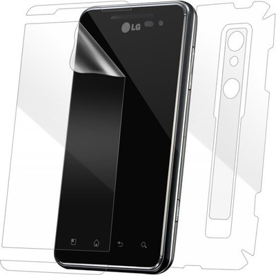 Asmart Front and Back Screen Guard for LG Optimus 3D P920 (Mobile)(Pack of 1)