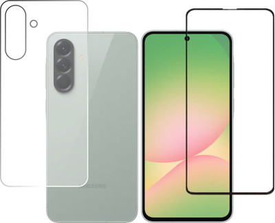 Olonga Front and Back Screen Guard for Samsung A56 5G, A56 5G Samsung Galaxy, Galaxy A56 5G, Samsung Galaxy A56 5G(Pack of 2)