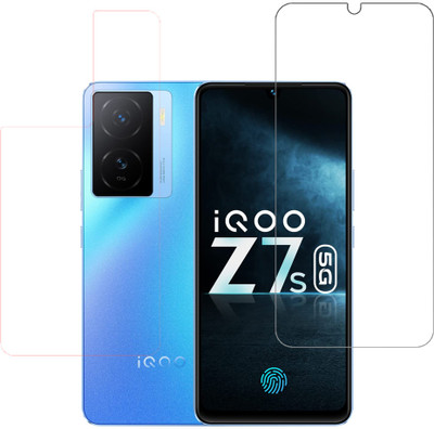 SPRITZEN Front and Back Screen Guard for iQOO Z7s 5G(Pack of 2)