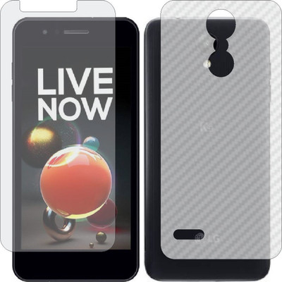 Mobling Front and Back Tempered Glass for LG K9(Pack of 2)