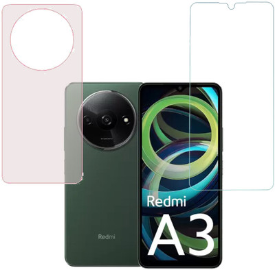 SPRITZEN Front and Back Screen Guard for Mi A3(Pack of 2)