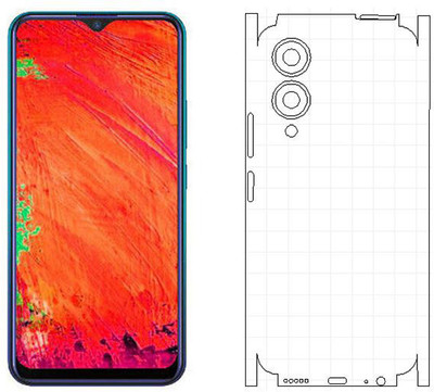 Asmart Front and Back Screen Guard for Vivo Y02T(Pack of 1)