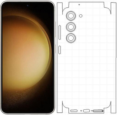 SR ENTERPRISE Front and Back Screen Guard for Samsung Galaxy M04(Pack of 1)
