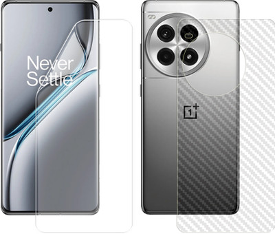 ARBAN Front and Back Screen Guard for OnePlus Ace 3 Pro 5G (1 HYDROGEL SCREEN PROTECTOR WITH 1 CARBON FIBER SKIN)(Pack of 1)