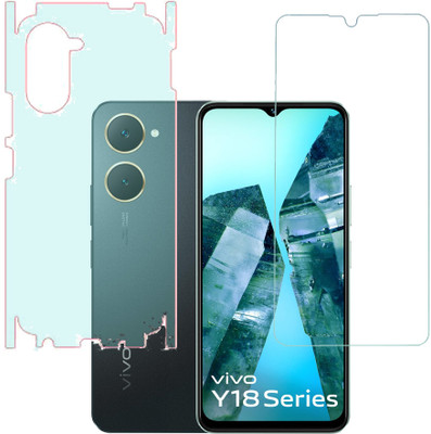 SPRITZEN Front and Back Screen Guard for Vivo Y18(Pack of 2)