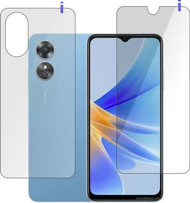 PONDRIK Front and Back Screen Guard for OPPO A17(Pack of 2)