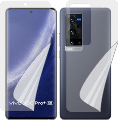 MOBART Front and Back Tempered Glass for VIVO X60 PRO PLUS 5G (Edge To Edge TPU Full Coverage)(Pack of 1)
