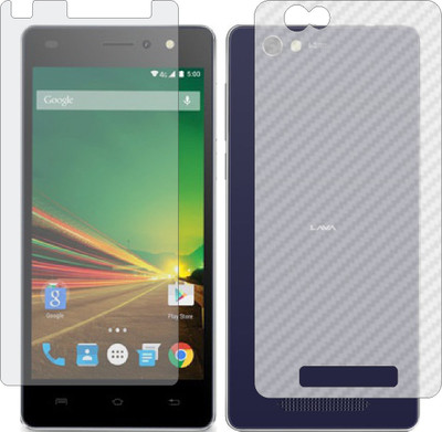 Mobling Front and Back Tempered Glass for LAVA A71 4G(Pack of 2)