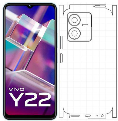 Siva Front and Back Screen Guard for Vivo Y100(Pack of 1)