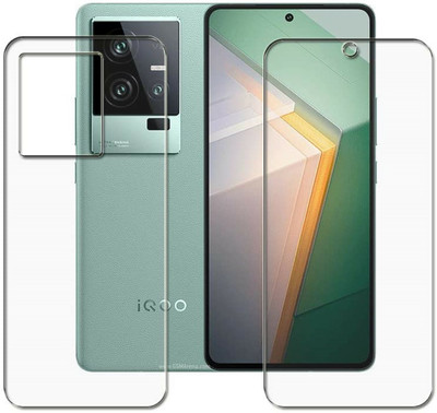 DVTECH Front and Back Screen Guard for 9H Crystal Clear Front And TPU Backvivo iQOO 11(Pack of 1)