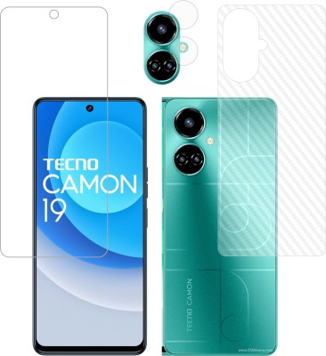 Vatsin Front and Back Screen Guard for Tecno Camon 19 Pro Mondrian(Pack of 3)