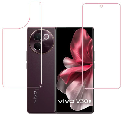 SPRITZEN Front and Back Screen Guard for Vivo V30e 5G, Clear(Pack of 2)