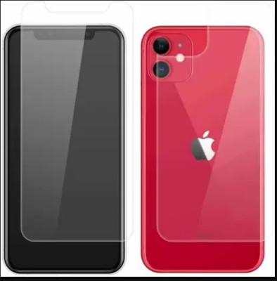 LIGHTWINGS Front and Back Screen Guard for Front and Back Apple iPhone 11 (Pack of 2)(Pack of 2)