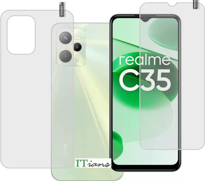 ITIANS Front and Back Screen Guard for REALME C35(Pack of 2)