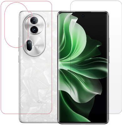 HOBBYTRONICS Front and Back Screen Guard for Oppo Reno11 Pro, Oppo Reno 11 Pro(Pack of 1)