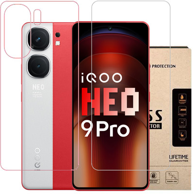 KMPERED Front and Back Screen Guard for IQOO NEO 9 PRO(Pack of 1)