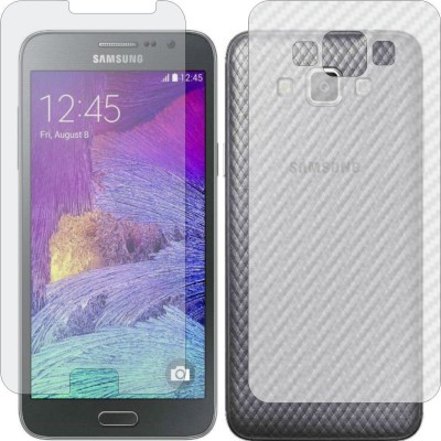 MOBART Front and Back Screen Guard for SAMSUNG GALAXY GRAND MAX (Front Matte Finish & Back 3d Carbon Fiber)(Pack of 2)