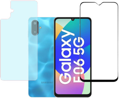 KARTRAY Front and Back Screen Guard for Samsung Galaxy F06 5G, Samsung M06 5G(Pack of 2)