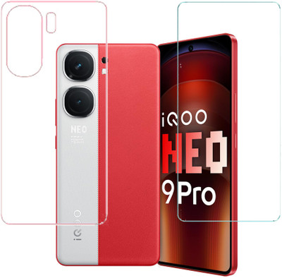 KARTRAY Front and Back Screen Guard for iQOO Neo 9 Pro 5G(Pack of 2)