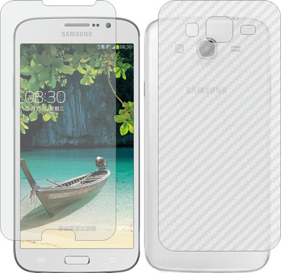 MOBART Front and Back Screen Guard for SAMSUNG GALAXY MEGA 5.8 I9152 (Front Matte Finish & Back 3d Carbon Fiber)(Pack of 2)