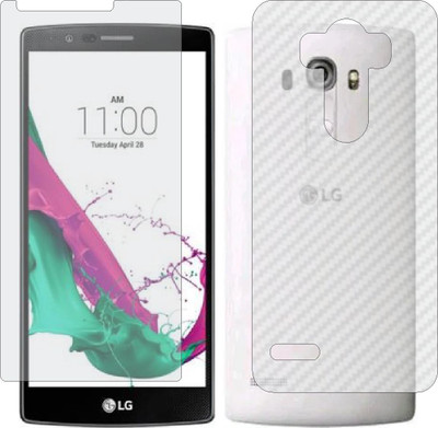 MOBART Front and Back Screen Guard for LG G4 BEAT (Front Matte Finish & Back 3d Carbon Fiber)(Pack of 2)