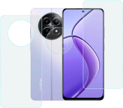 MOKPLZ Front and Back Screen Guard for REALME 12X 5G(Pack of 3)
