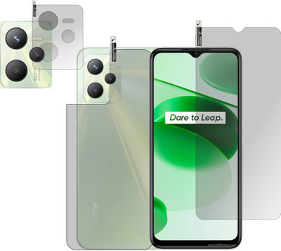 chakoor Front and Back Screen Guard for REALME C35(Pack of 3)