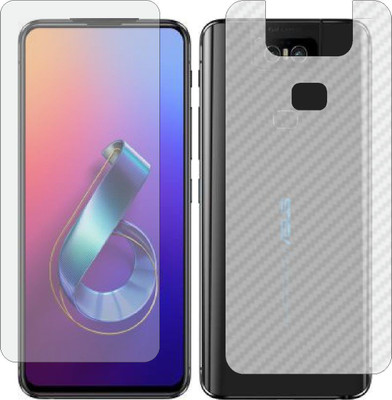 Mobling Front and Back Tempered Glass for ASUS ZENFONE 6Z ZS630KL(Pack of 2)