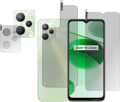 chakoor Front and Back Screen Guard for REALME C35(Pack of 3)
